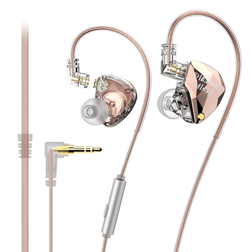 [LD4-C] AUDIFONOS PROFESIONALES LAFITEAR, PARA MONITOREO PERSONAL, IN-EAR, COLOR DORADO