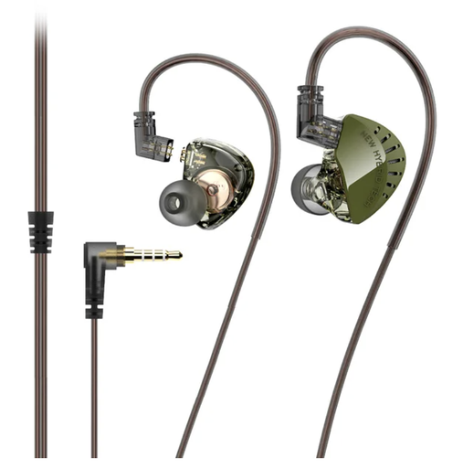 [LD2] AUDIFONOS PROFESIONALES LAFITEAR, PARA MONITOREO PERSONAL, IN-EAR, COLOR VERDE