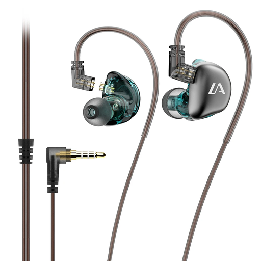 [LE3-G] AUDIFONOS PROFESIONALES LAFITEAR, PARA MONITOREO PERSONAL, IN-EAR, GRIS