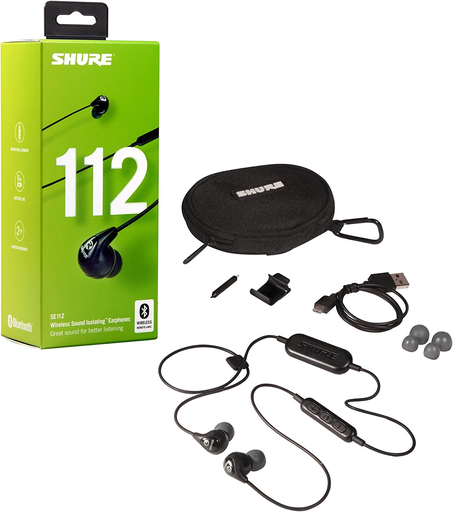 [SE112-K-BT1] AUDIFONOS PROFESIONALES SHURE, INALAMBRICOS, CON INSOLACION, GRIS