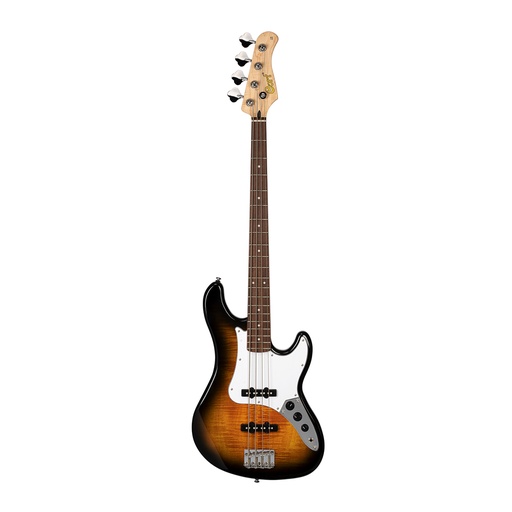 [GB24JJ 2T] BAJO ELECTRICO CORT, 4 CUERDAS, PASIVO, COLOR SUNBURST, CON FUNDA