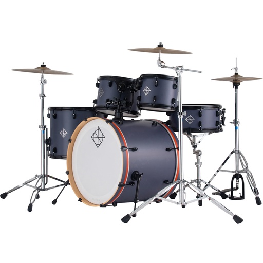 [PODFL522MNPK1C-EP] BATERIA ACUSTICA DIXON, SERIE FUSE LIMITED MAGNET, 5 PCS, COLOR GRIS CEMENTO, CONSTRUIDA CON ARCE FINO Y CAOBA, ARO COLOR NEGRO, INCLUYE PLATILLOS Y PEDESTALES