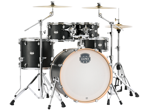 [MA529SF ZW] BATERIA ACUSTICA MAPEX, SERIE MARS, 5PCS, ACABADO Nightwood (ZW), MEDIDAS: 22"X18", 10"X07", 12"X08", 16"X14", 14"X6.5" - BIRCH SHELLS