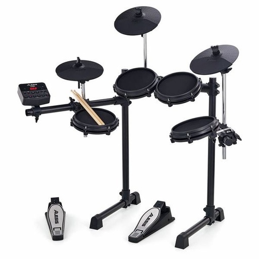 [TURBO MESH KIT] BATERIA ELECTRICA ALESIS, 7 PIEZAS, 120 SONIDOS, TECNOLOGIA DYNAMIC ARTICULATION,, INTERFAZ, USB MIDI