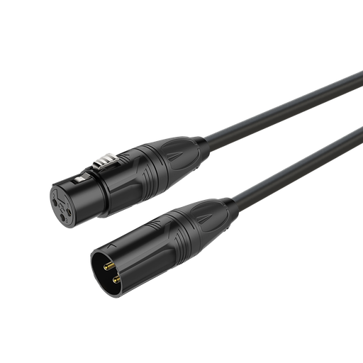 [GMXX200L1-TRD] CABLE DE MICROFONO ROXTONE, XLR MACHO - XLR HEMBRA, COLOR ROJO, 1 METRO