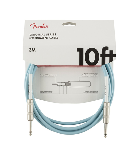 [DAPHNE BLUE] CABLE PARA INSTRUMENTO FENDER, DAPHNE BUE, 10 PIES (3METROS)