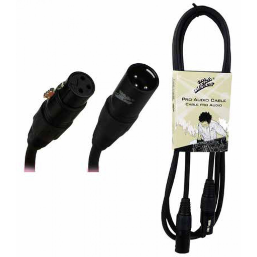 [ZMC-24XMXF-6BP] CABLE PARA MICROFONO ZEBRA, XLR MACHO - XLR HEMBRA, 1.8 METROS