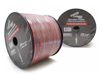 [GA-20N-X METRO] CABLE PARALELO NIPPON AMERICA, PARA BOCINA, CALIBRE 20, COLOR NEGRO Y ROJO, POR METRO