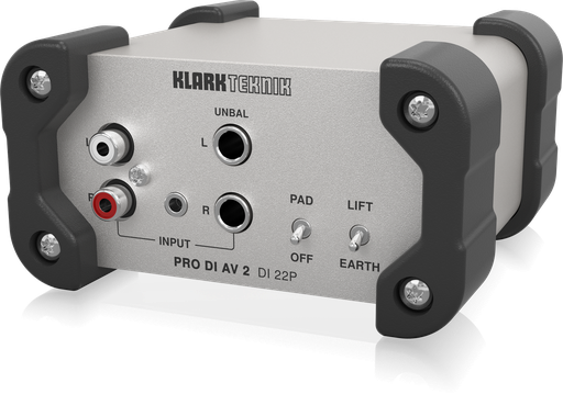 [DI-22P] CAJA DIRECTA PASIVA, STEREO, CON TRANSFORMADORES MIDAS Y KLARK TEKNIK, COLOR GRIS