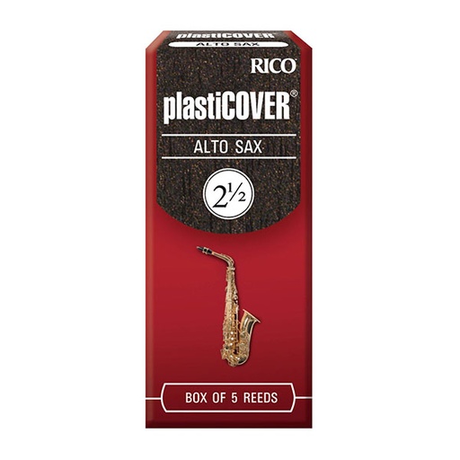 [RRP05ASX250-2 1/2] CAÑUELA PLASTICOVER RICO D´ADDARIO, PARA SAXOFON ALTO, MEDIDA 2.5, X UNIDAD
