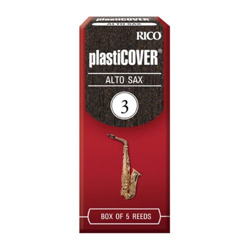 [RRP05asx300 X UNIDAD] CAÑUELA PLASTICOVER RICO D´ADDARIO, PARA SAXOFON ALTO, MEDIDA 3, X UNIDAD
