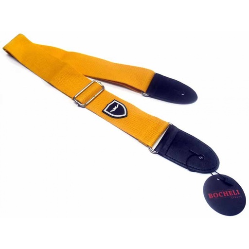 [WS-07YL] CINCHO BOCHELI, PARA GUITARRA/BAJO, AMARILLO