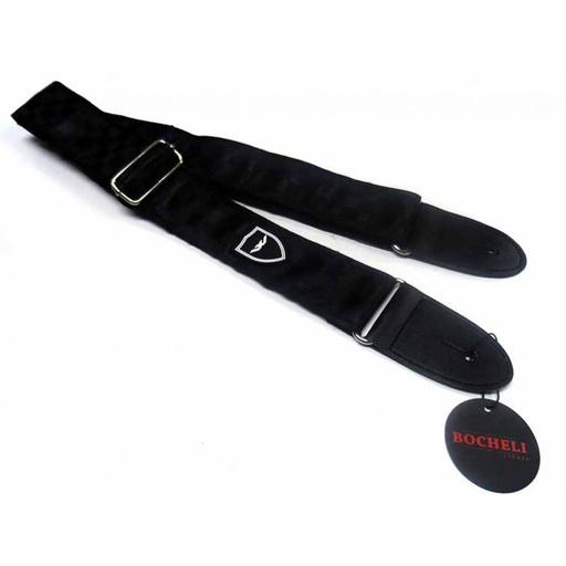 [WS-119BK] CINCHO BOCHELI, PARA GUITARRA/BAJO, NEGRO
