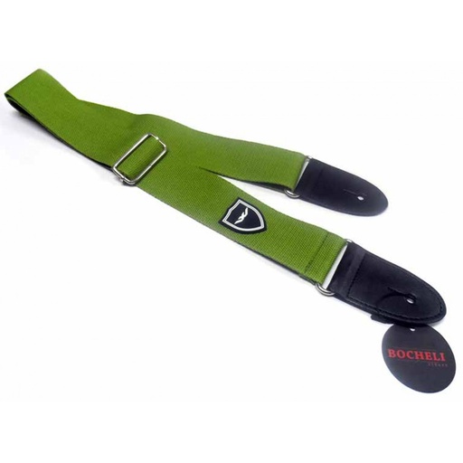 [WS-07GR] CINCHO BOCHELI, PARA GUITARRA/BAJO, VERDE