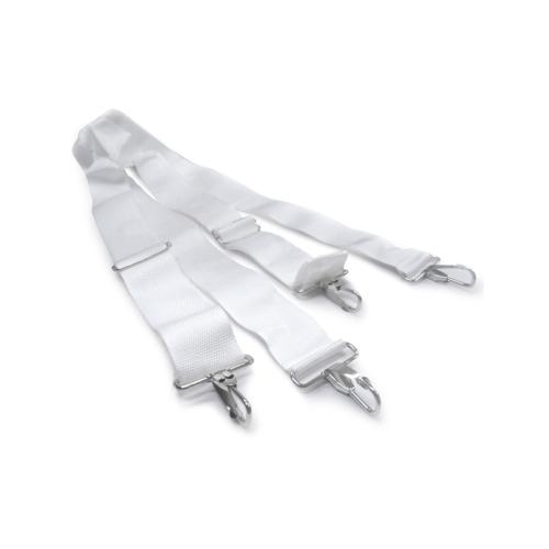 [YWSS-D22] CINCHO DVD, PARA USO BOMBO MARCHA, COLOR BLANCO