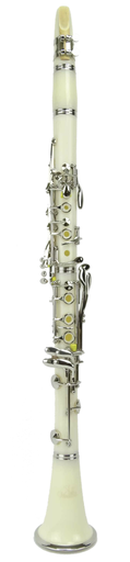 [CV-YWCL-01WH] CLARINETE VIVALDI, COLOR BLANCO, 17 LLAVES NIQUELADOS, NOTA C