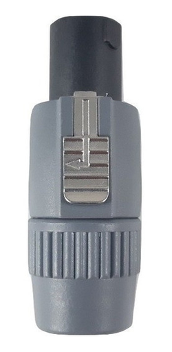 [K4CFX1P] CONECTOR KIRLIN, SPEAKON, COLOR GRIS
