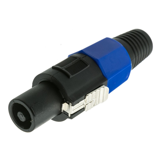 [X-1090] CONECTOR NIPPON AMERICA, SPEAKON, COLOR AZUL CON NEGRO