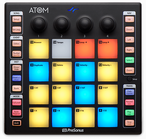[ATOM] CONTROLADOR DE PADS PARA PRODUCCION ATOM