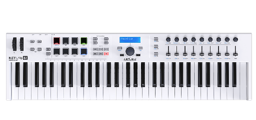 [ESSENTIAL 61 MKIII] CONTROLADOR MIDI KEYLAB ARTURIA. 61 TECLAS, COLOR BLANCO