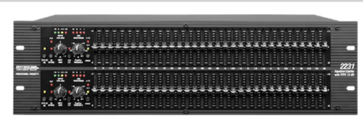 [2231] ECUALIZADOR GRAFICO LUXSOUND, 31 BANDAS STEREO, FRECUENCIA 10Hz - 50kHz, NEGRO