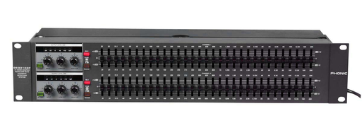 [GEQ3102F] ECUALIZADOR GRAFICO PHONIC, 31 BANDAS, 20Hz a 20KHz, DOBLE CANAL, FILTROS