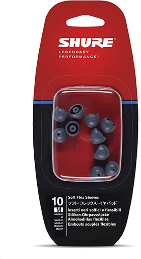 [EASFX1-10M] ESPONJAS PROTECTORAS PARA AUDIFONOS, MEDIANAS, COLOR GRIS, 10 UNIDADES, PARA USO EN MODELOS, SE115, SE315, SE425