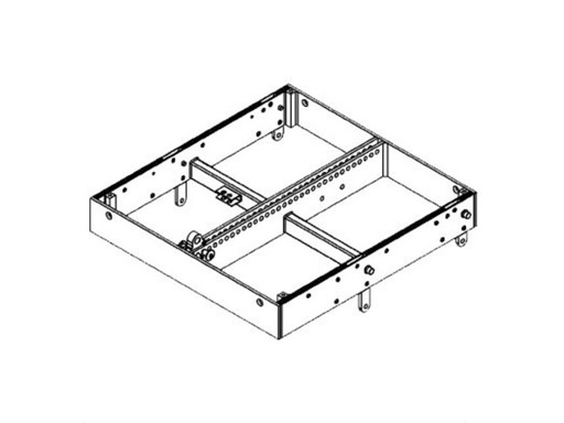[MS F210] FLYING BAR (BUMPER) FBT, PARA SUSPENDER SISTEMA AEREO MUSE 210, ITALY, COLOR NEGRO