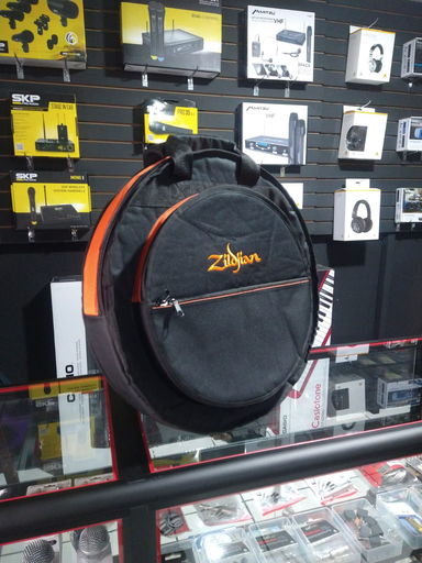 [RED-F-PLA-ZN-BK] FUNDA PARA PLATILLOS ZILDJIAN, DOBLE COMPARTIMENTO, CON DIVISION PARA CADA PLATILLO, ENGUATADO, COLOR NEGRO