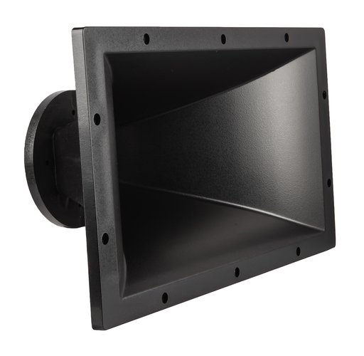 [WG45-50] GUIA DE ONDA ABS PRV AUDIO, ALUMINIO, SALIDA DE 2 BOLT-ON, COBERTURA 90° X 40°, COLOR NEGRO