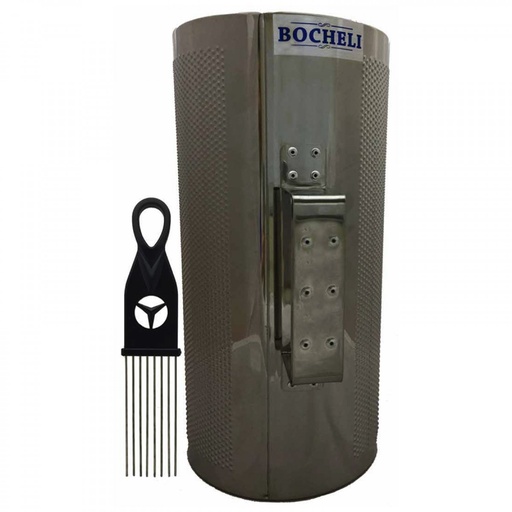 [GB-YWMG-0612] GÜIRO BOCHELI, 6 X 12 PULGADAS, CON PEINETA Y FUNDA