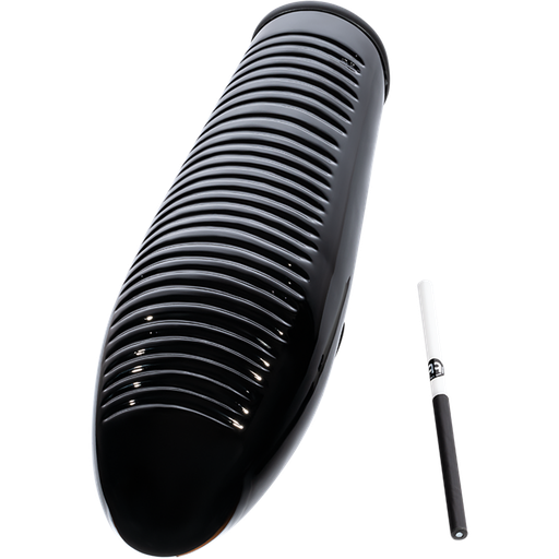 [GU7BK] GUIRO MEINL, FIBRA DE VIDRIO, COLOR NEGRO, INCLUYE PEINETA