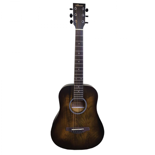 [GV-AF-H00L-34-BR] GUITARRA ACUSTICA VALENCIANA, 34, RUSTICO, MARRON SOMBREADO, CON FUNDA