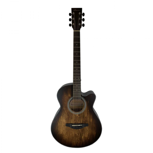 [GV-AF-H00L-40BR] GUITARRA ACUSTICA VALENCIANA, 40, RUSTICO, CAFE SOMBREADO, CON FUNDA
