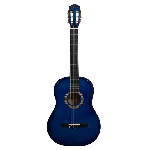 [GS851-BR] GUITARRA CLASICA SARA, AZUL SOMBREADO, CON FUNDA/39