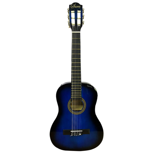 [AC30-BR-BAG] GUITARRA CLASICA SARA, AZUL SOMBREADO, PARA NIÑO, CON FUNDA/30