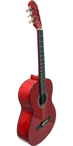 [AC30-RD/BAG] GUITARRA CLASICA SARA, DE 30", COLOR ROJO, CON FUNDA