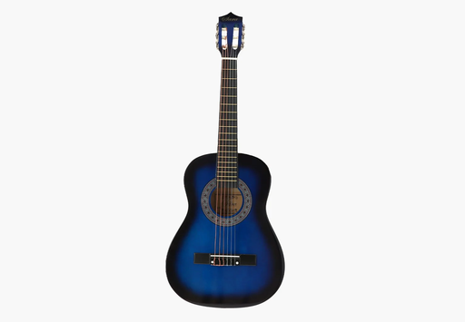 [GS34-BAG/BL] GUITARRA CLASICA SARA, DE 34" COLOR AZUL, CON FUNDA