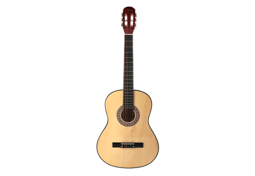 [GS39-BAG/NA2] GUITARRA CLASICA SARA, DE 39", COLOR MADERA NATURAL, CON FUNDA