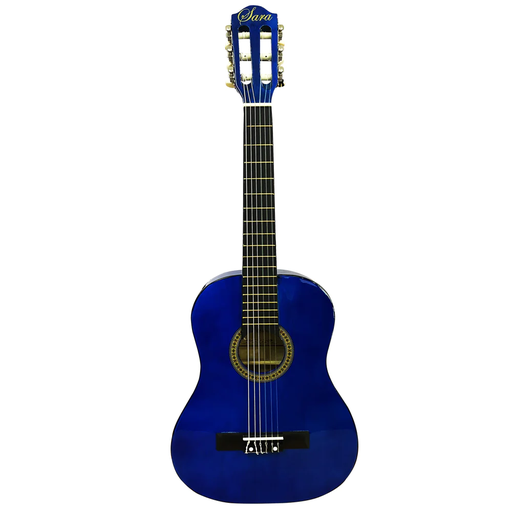[AC30-BL/BAG] GUITARRA CLÁSICA SARA, PARA NIÑO DE 30", COLOR AZUL, CON FUNDA