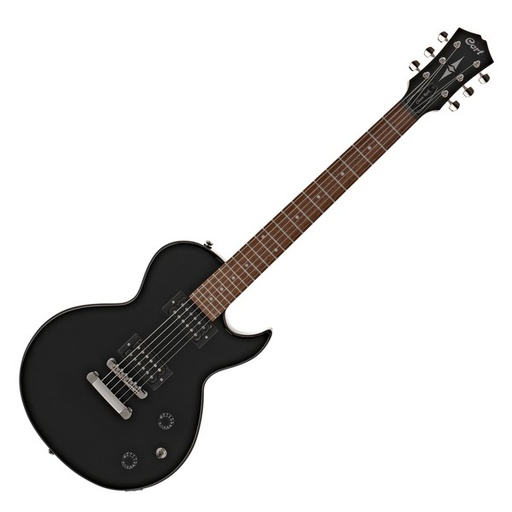 [CR50 BK] GUITARRA ELECTRICA CORT, Tipo LES PAUL, MADERA ALAMO, ARCE, JATOBA, COLOR NEGRO, INCLUYE FUNDA