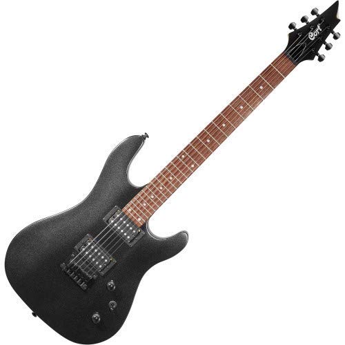[KX100 BKM] GUITARRA ELECTRICA CORT, MADERA NYATOH, ARCE DURO Y JATOBA, PASTILLAS POWERSOUND, COLOR NEGRO METALICO, INCLUYE FUNDA