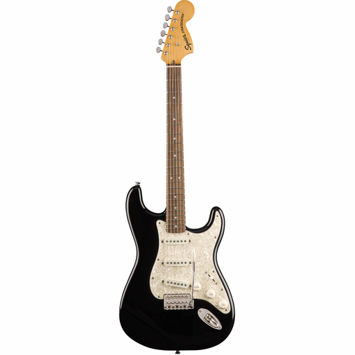[0374020506] GUITARRA ELECTRICA FENDER, SERIE SQUIER , STRATOCASTER, CLASICA 70S, DIAPASON DE LAUREL, COLOR NEGRO FENDER