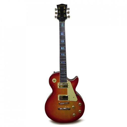 [GH-EGR200-OR] GUITARRA ELECTRICA HENDRIX, LES PAUL, NARANJA, CON FUNDA