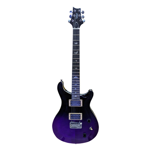 [PRS-18 PUBK] GUITARRA ELECTRICA VINTAGE, ESTILO PRS, MORADO SOMBREADO, DE 22 TRASTES, CON FUNDA