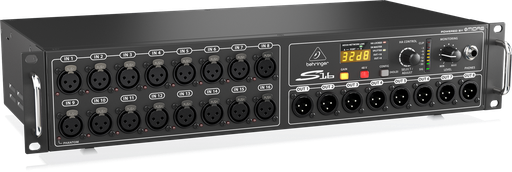 [S16] I/O STAGE BOX BEHRINGER, MEDUSA DIGITAL, 16 ENTRADAS XLR, PREAMPLIFICADORES MIDAS, 8 SALIDAS XLR, TECNOLOGIA KLARK TEKNIK SUPERMAC, PUERTOS DE RED AES50, ULTRANET