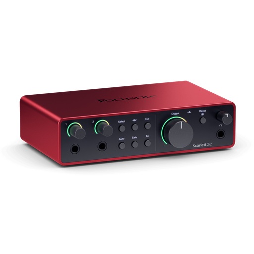 [SCARLETT 2i2 G4] INTERFACE DE AUDIO FOCUSRITE, SCARLETT, G4, 2-IN / 2-OUT, 24BIT, 192KHZ