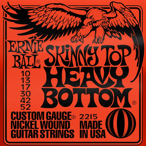 [P02215] JUEGO DE CUERDAS ERNIE BALL, PARA GUITARRA ELECTRICA, METAL .010-52