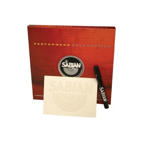 [LOGO REPAIR KIT] KIT DE REPARACION SABIAN, RESTAURADOR DE LOGO EN VARIAS MEDIDAS, COLOR NEGRO