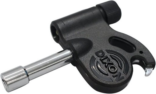[PAKE-IVBR-BP] LLAVE DIXON, PARA AFINAR TAMBORES DE BATERIA, CON LINTERNA Y DESTAPADOR, NEGRO
